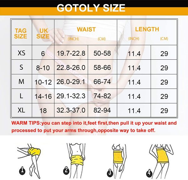 Gotoly Waist Trainer for Women Seamless Postpartum Recovery Belt Shapewear Tummy Control Weight Loss Body Shaper - Image 7