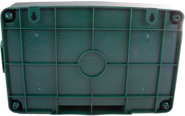 Masterplug Weatherproof Electric Box for Outdoors, 345 x 220 x 126.5 mm, Green - Image 3