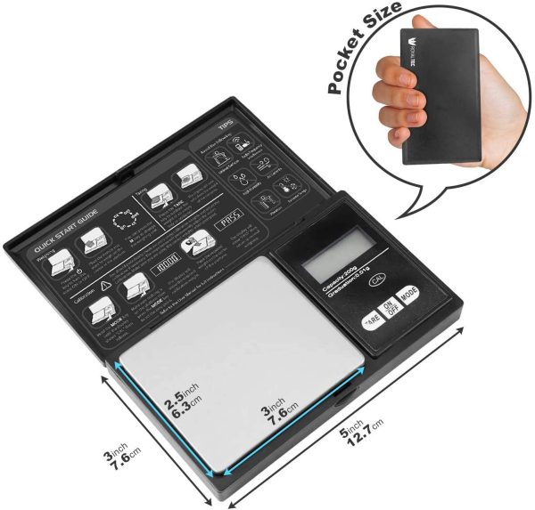 Digital Pocket Scale - 200g x 0.01g - Black (Batteries Included) - Image 8