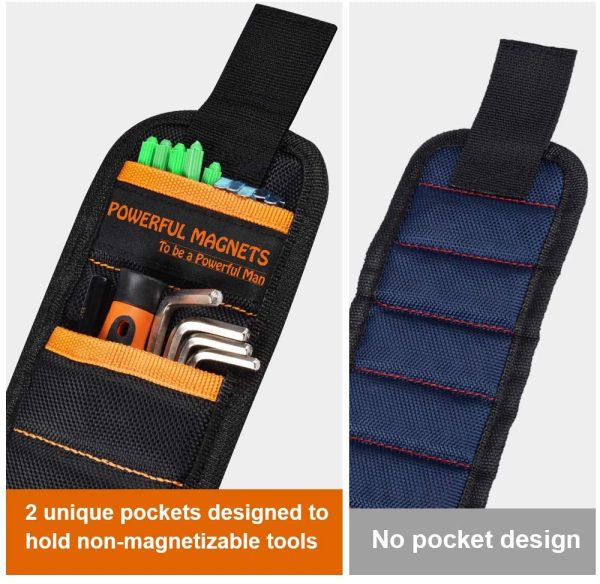 Gifts for Men Dad Magnetic Wristband - DIY Tools Belt Holding Screws Gadgets for Men Gifts, Secret Santa Gifts Christmas Stocking Fillers for Men, Valentines Gifts, Fathers Day Presents Birthday Gifts