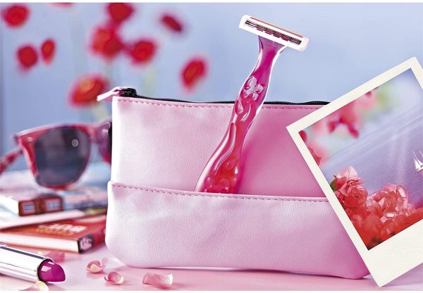 BIC Miss Soleil Colour Collection, Triple Blade Razor for Women, With Flower Designed Handles,Pack of 8 - Image 7