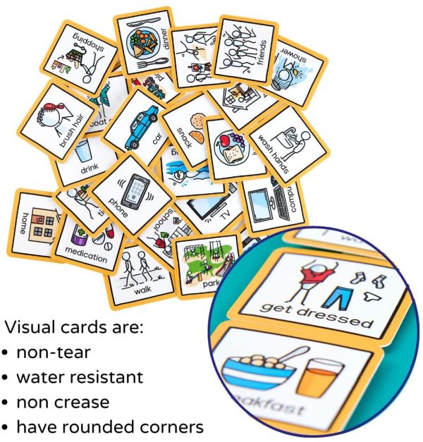 Create Visual Aids Visual Timetable For Home With 35 Picture Cards To Support Communication, Routine and Transition For SEND, Speech and Language, ASD, Autism, Preschool - Image 9