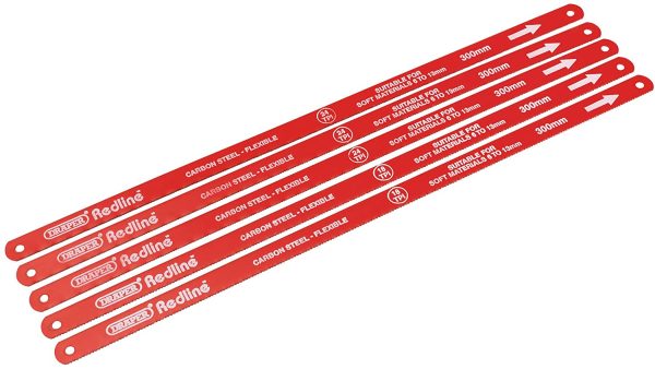 Draper Redline 68414 300 mm Hacksaw Blades (5-Piece)