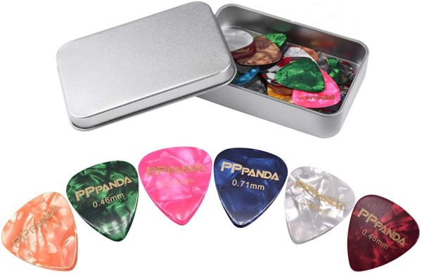 Guitar Picks 48pcs, PPpanda Guitar Plectrums For Your Electric, Acoustic, or Bass Guitar 0.46 0.58 0.71 0.84 0.96 1.2mm - Image 5