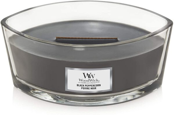 WoodWick Ellipse Scented Candle with Crackling Wick | Black Peppercorn | Up to 50 Hours Burn Time, Black Peppercorn - Image 6