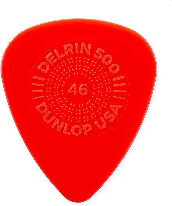 Prime Grip Delrin 500 Picks.46 mm, Set of 12 Pieces