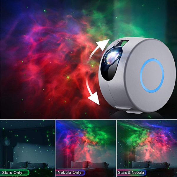 Star Projector,LED Galaxy Projector Light with Nebula,Night Light Projector with Remote Control for Kids Baby Adults Bedroom/Party/Game Rooms/Home Theatre/ and Night Light Ambience - Image 4