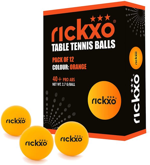 Rickxo Ping Pong Balls Table Tennis Balls ?C 3-Star Performance and Accuracy ?C 40+ Pro Abs ?C (Pack of 12 and 24) (Color: White and ) ?C Ideal for Indoor and Outdoor Table Tennis - Image 6