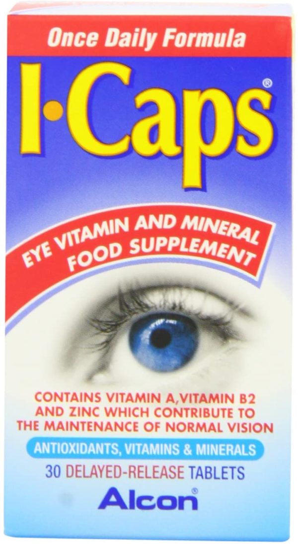 ICaps Lutein and Zeaxanthin Formula 30 Tablets (single pack) - Image 5