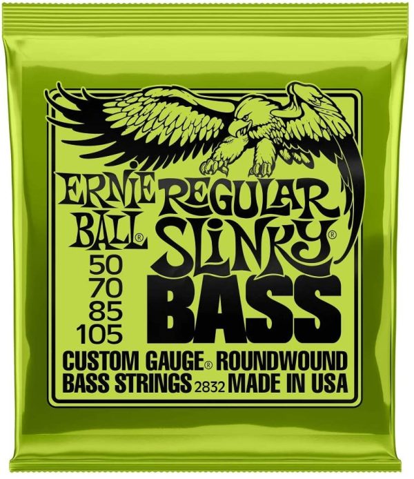 Ernie Ball Regular Slinky Nickel Wound Electric Bass Strings - 50-105 Gauge - Image 2