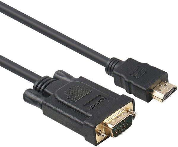 HDMI to VGA, Benfei Gold-Plated HDMI to VGA 0.9M Cable (Male to Male) for Computer, Desktop, Laptop, PC, Monitor, Projector, HDTV, Chromebook, Raspberry Pi, Roku, Xbox and More - Black - Image 6