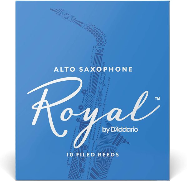 Rico Royal 1.0 Strength Reeds for Alto Sax (Pack of 10) - Image 3