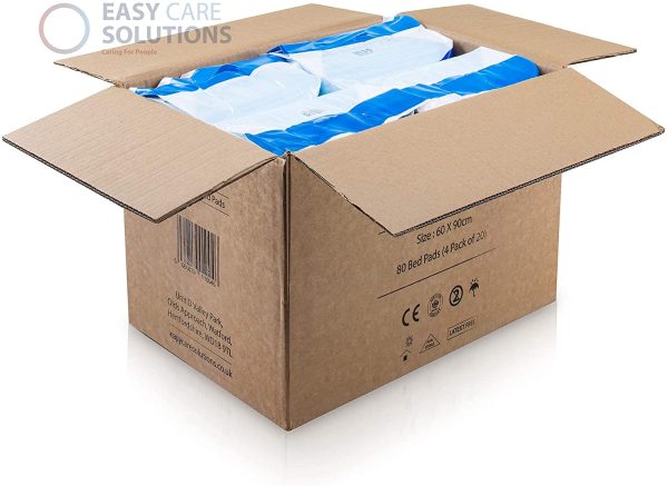 Easy Care Solutions | Disposable Incontinence Bed Pads | 60 x 90 cm Pack of 20 - Image 6