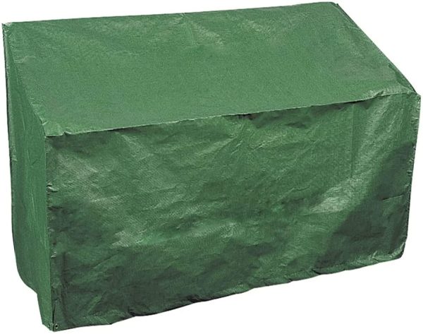 GREEN HAVEN 3 Seater Bench Seat Cover with Corner Eyelets & Securing Ropes ?C Heavy Duty Garden Bench Cover Waterproof Chair Cover ?C Weatherproof Garden Furniture Cover 90cm x 162cm x 66cm - Image 2