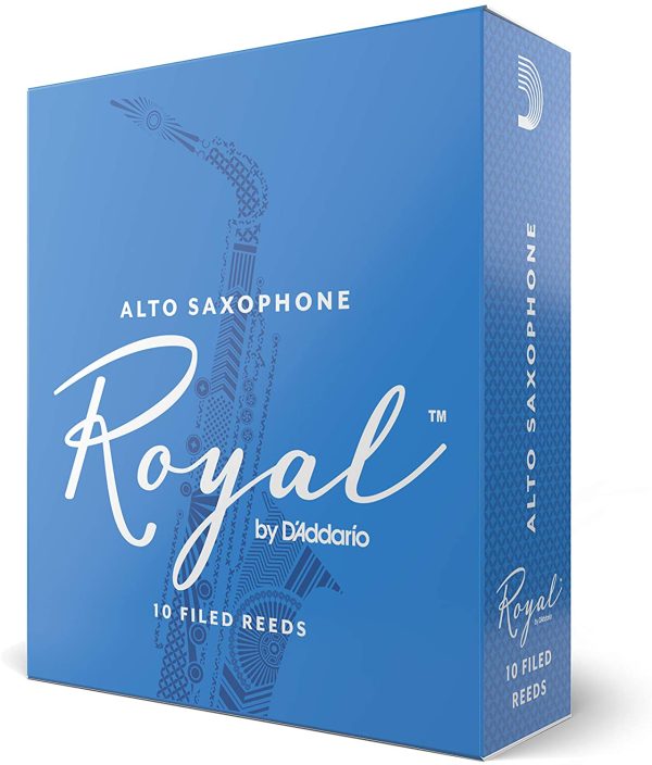 Rico Royal 1.0 Strength Reeds for Alto Sax (Pack of 10) - Image 2