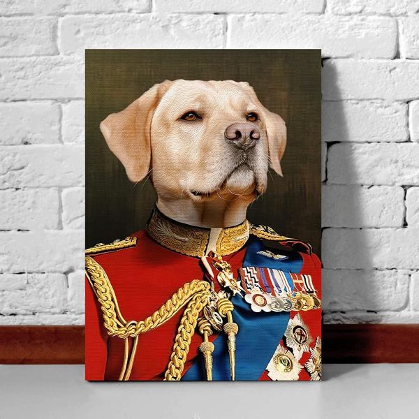 Pet Portrait Royal Dog Portrait from Photo - Renaissance style Customised Pet Canvases for Pet Lover Gift (Canvas 8" x 10") - Image 7