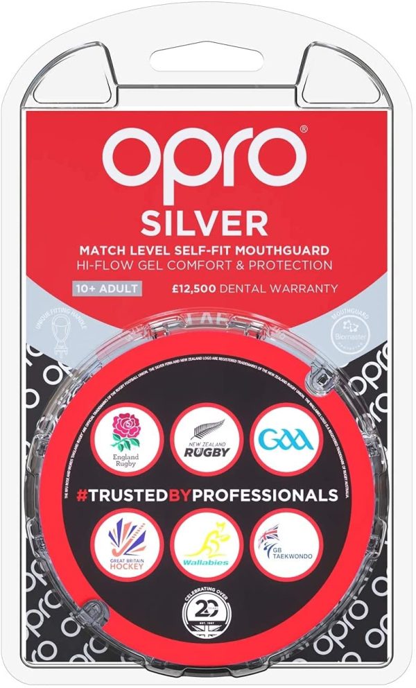 Opro Silver Level Mouthguard | Gum Shield for Rugby, Hockey, MMA and other Contact and Combat Sports - Image 3