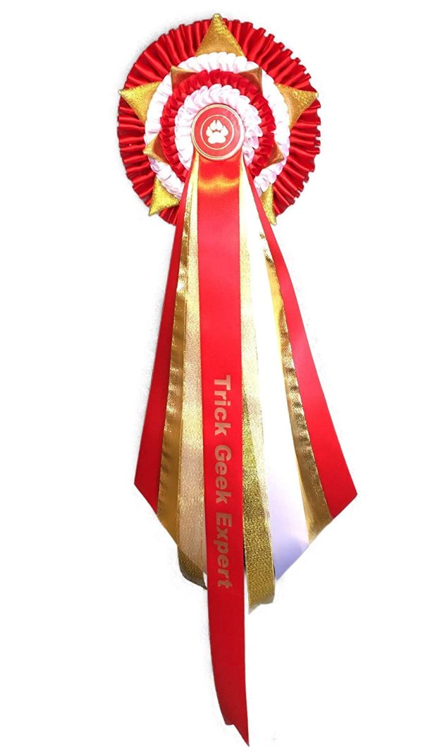 Personalised 4 tier rosette with star points - Image 5