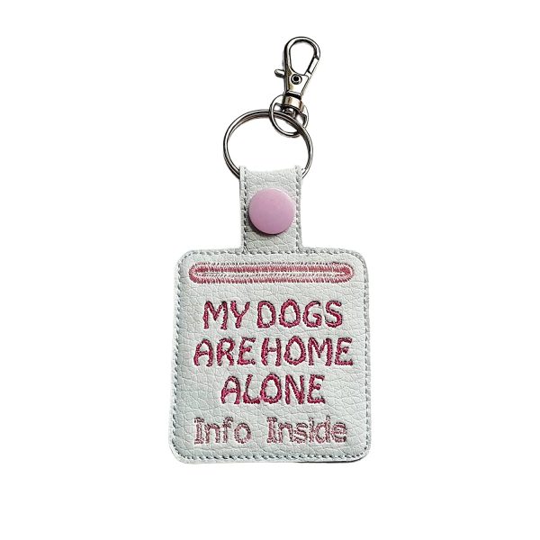 Pet Alert Pocket Keyring/Bag Charm - My Pet/Cat/Dog Is Home Alone - Image 6