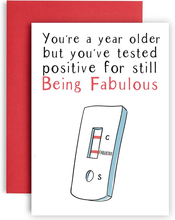 Funny Birthday Card for Her ?C Positively Fabulous - Happy Birthday Friends - mum birthday cards for nanny Gifts for Women Friend - Birthday cards for her - Mum Sister Auntie (Being Fabulous) - Image 7