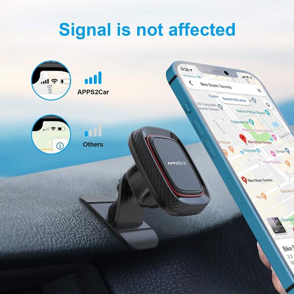 Magnetic Phone Car Mount, APPS2Car 360?? Dashboard Magnetic Car Phone Holder, Universal Car Phone Holder Magnet, Compatible with iPhone 11 Pro XS Max X 8 Samsung Oneplus etc - Image 7