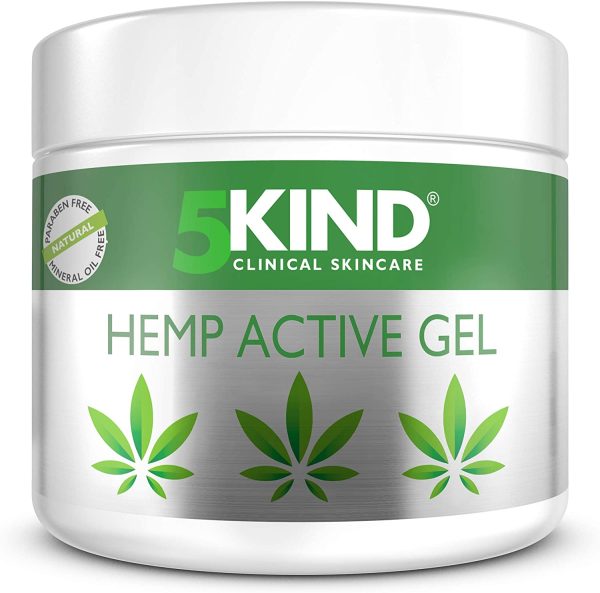 Hemp Joint & Muscle Active Pain Relief Gel- High Strength Hemp Oil Formula Rich in Natural Extracts by 5kind. Soothe Feet, Knees, Back, Shoulders (300 ml (Pack of 1)) - Image 2