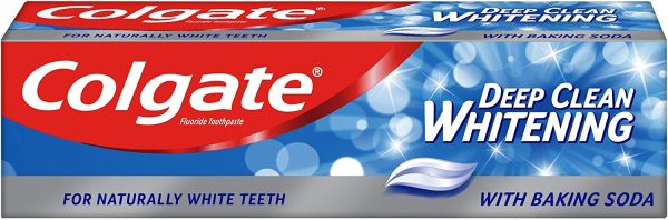 Colgate Deep Clean Whitening Toothpaste, 3 x 75 ml