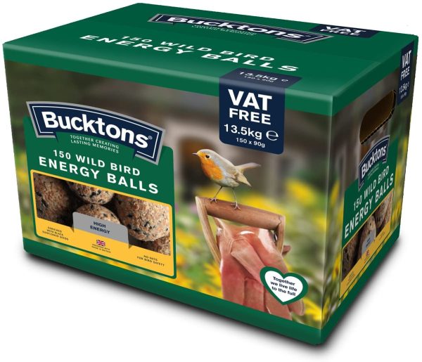 Bucktons Fat/Energy/Suet Balls, Pack of 150, green