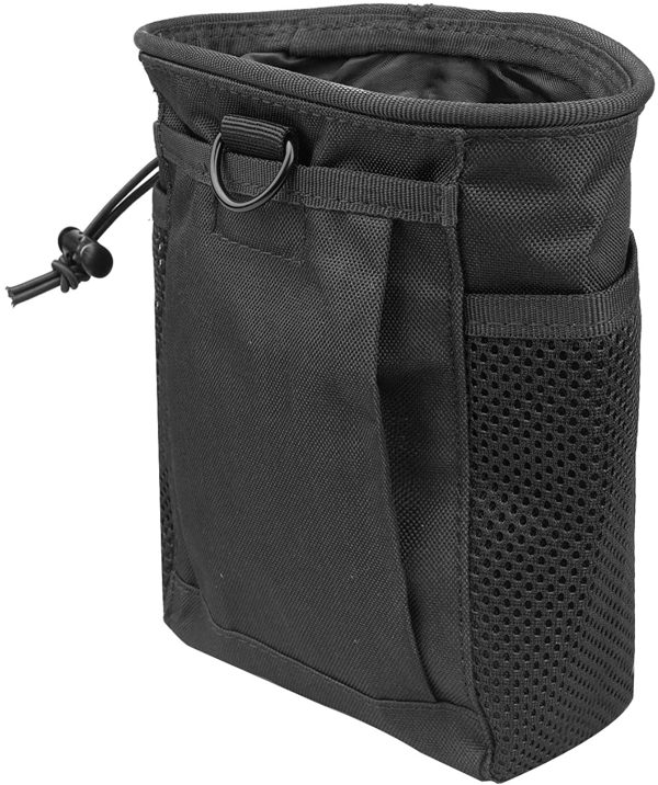 JETEDC Tactical Molle Drawstring Magazine Dump Pouch, Military Adjustable Belt Utility Hip Holster Bag Outdoor Ammo Pouch - Image 3