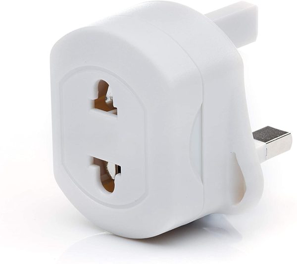 EU 2 Pin To UK 3 Pin Fused Adaptor Plug for Shaver/Toothbrush, q4ujhd - Image 2