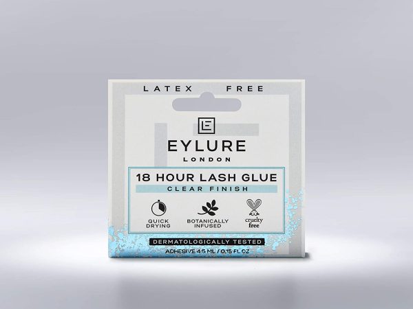 Eylure 18 Hour Lash Glue,Latex Free, CLEAR - Image 2