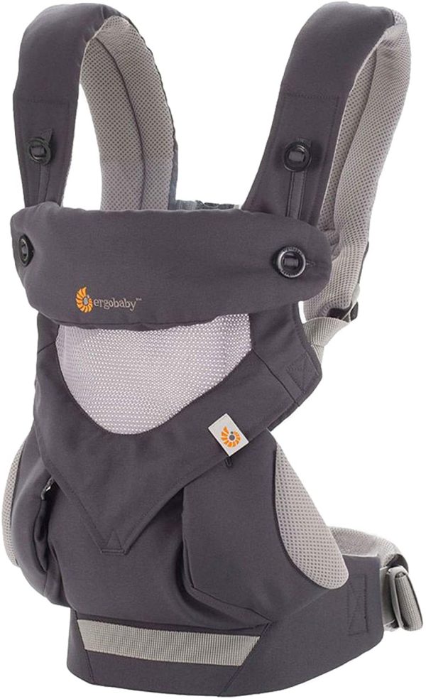 Ergobaby Baby Carrier for Toddler, 360 Cool Air Carbon Grey, 4-Position Ergonomic Child Carrier and Backpack - Image 6