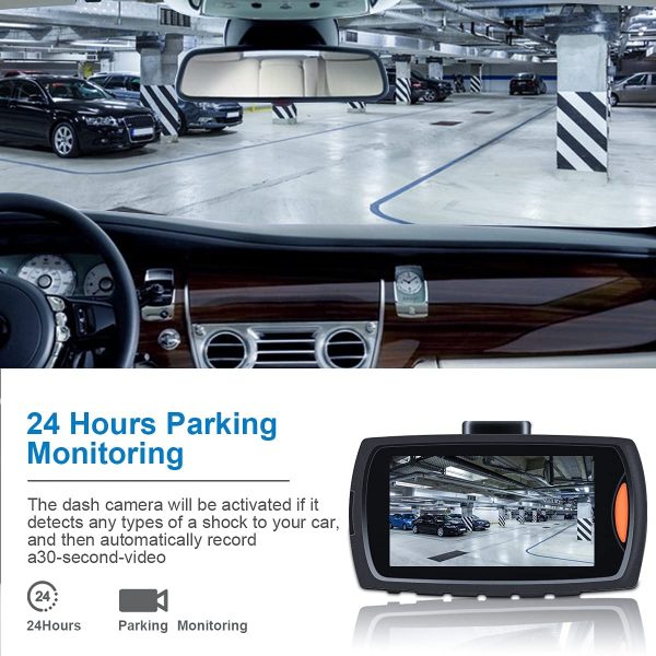 Dash Cam ,??2021 New Version?? 1080P Full HD Dash Camera for Cars Front with 3-Inch LCD Screen, Night Vision, 170?? Wide Angle, G-Sensor Motion Detection and Parking Monitor , Loop Recording - Image 6