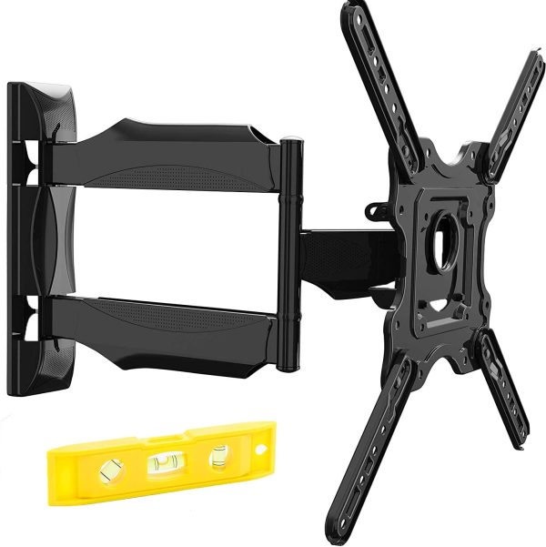 Invision TV Wall Bracket Mount for 24-55 Inch Screens, VESA 100x100mm up to 400x400mm, Tilts Swivels & Extends for Flat & Curved TVs, Includes Spirit Level, Weight Capacity 36.2kg (HDTV-E) - Image 8