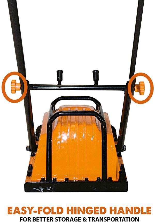 Hulk Electric Wacker Plate Compactor - 230V Domestic Use - Ideal For Levelling Pavement, Artificial Turf Ground Preparation, Patio, Blockwork, Sand, Soil & More - Image 4