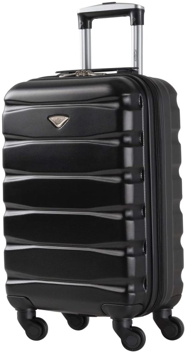 Flight Knight Lightweight 4 Wheel ABS Hard Case Suitcases Cabin & Hold Luggage Options Approved For Over 100 Airlines Including easyJet, British Airways, RyanAir, Virgin Atlantic, Emirates & Many More