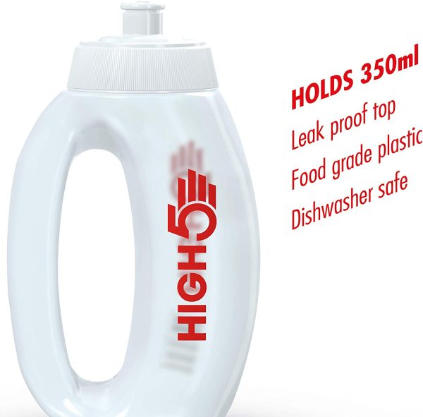 HIGH5 Drinks Professional Sports Run Bottle BPA Leak Proof Dishwasher Safe (350ml)