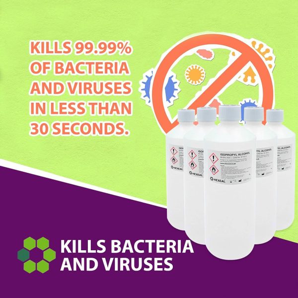 Hexeal IPA 99.9% | 5L | Lab Grade | Isopropyl Alcohol/Isopropanol 99.9% - Image 7