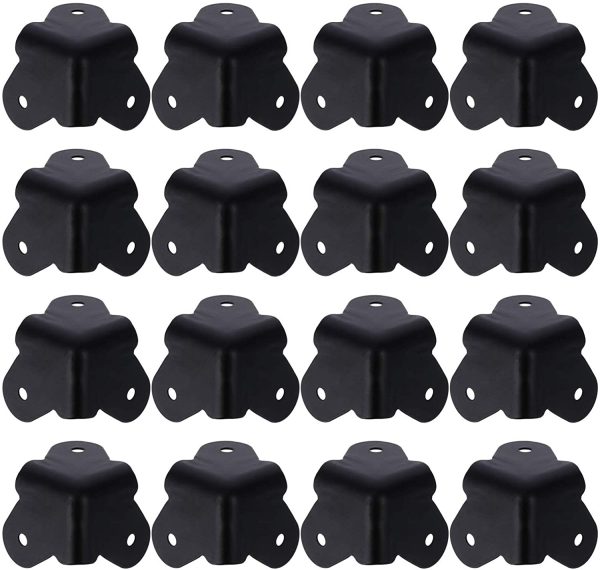 16pcs Speaker Cabinet Protectors Ampliefer Cabinet Corner Guard Protector Rounded Metal Corner Protector - Image 2