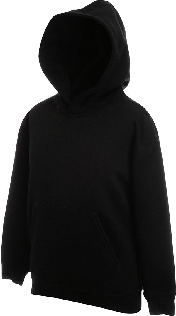 FRUIT OF THE LOOM Kids/Childrens Hooded Pullover Sweat Shirt, Hoodie, Sweatshirt - Image 3