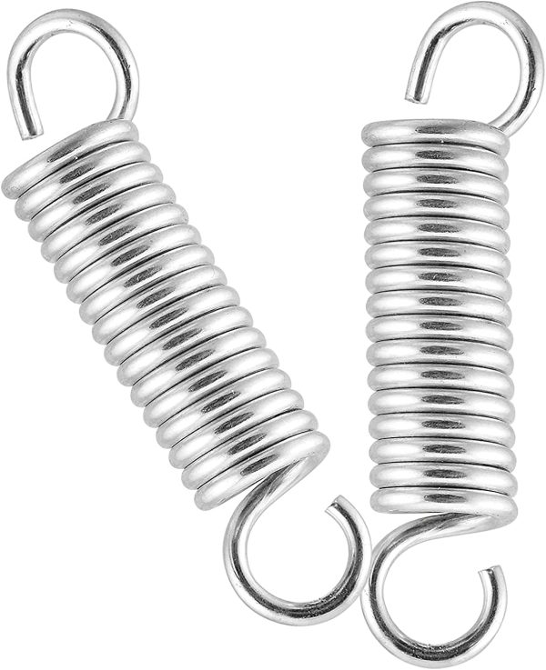 Extended Compressed Spring Small Dual Hook Ends Heavy-Duty Stainless Steel Replacement?Springs Tension Spring for Tents, awnings, caravans - Fastening Accessories (Pack of 2) - Image 7