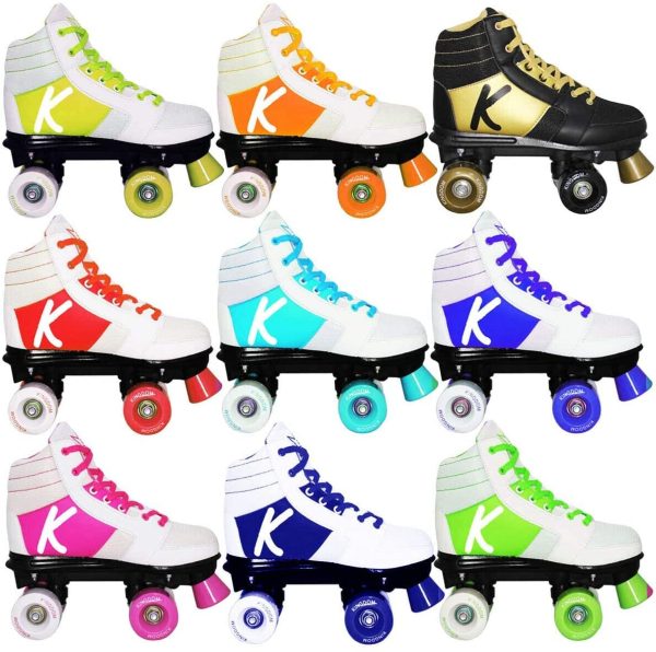 Kingdom GB Candy Quad Wheels Roller Skates For Kids Girls Womens Adults Rollerboots Lightweight Indoor Outdoor - Image 2