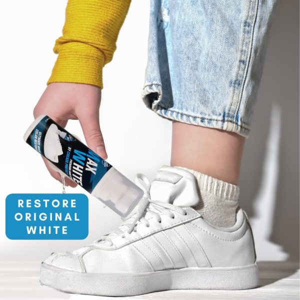 Max White - Premium Shoe Whitener - White Colour Restorer For sneakers, canvas & leather shoes - By Crease Protect - Image 6