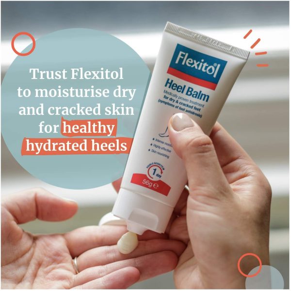 Flexitol Rescue Heel Balm 56g, Clinically Proven Treatment For Dry Cracked Feet, Treats and Repairs Dry Cracked Skin, Provides Intense Moisturisation And Hydration - Image 3