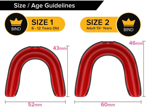 Junior Gum Shield Mouth Guard - Custom Mouldable Gel Fit Mouthguard Gumshield For Rugby, Hockey, Boxing, American Football, MMA, Boys Girls Kids, Childrens, Teenagers, Child Teeth Grinding Protection - Image 6