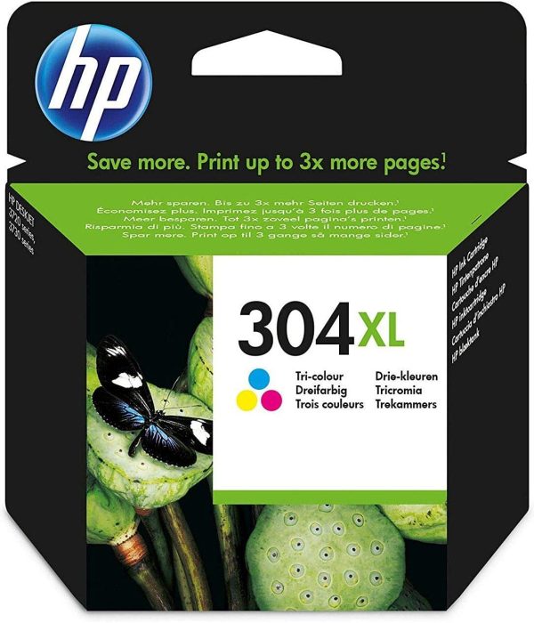 HP N9K07AE 304XL High Yield Original Ink Cartridge, Tri-Color, Single Pack - Image 5