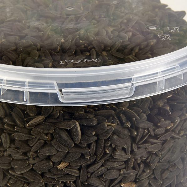 Premium Black Sunflower Seed Wild Bird Food 3L Tub - Image 3