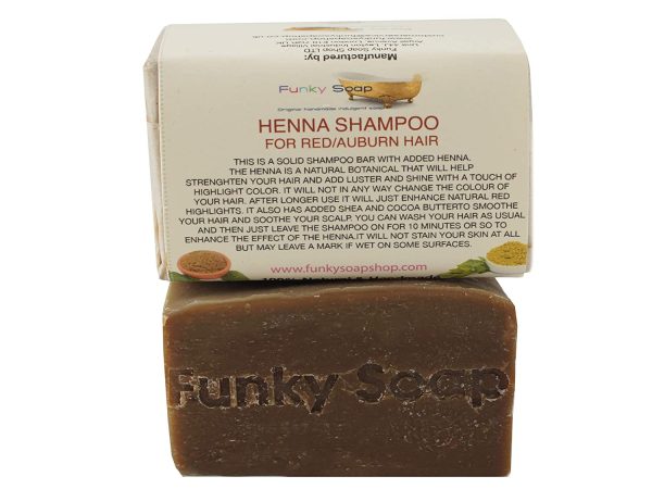 Handcrafted Red Henna Shampoo Bar 120g