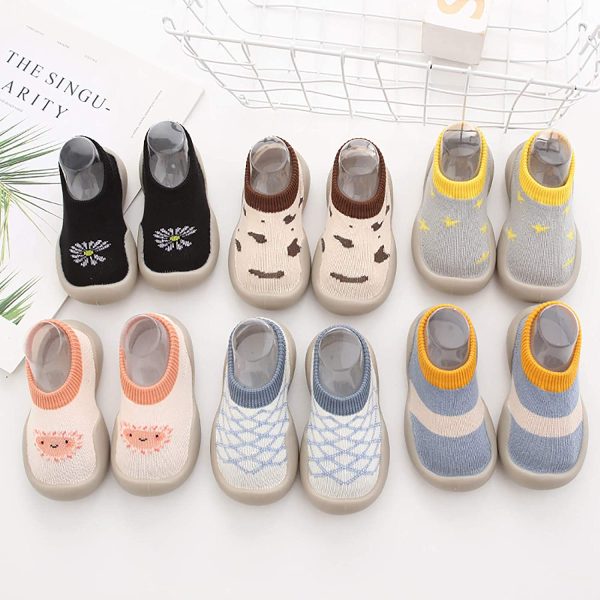 Gavena Baby Slippers Socks Toddler Girls Slippers Cotton Newborn Boys Breathable First Walking Shoes Soft Sole Non Slip - Image 5