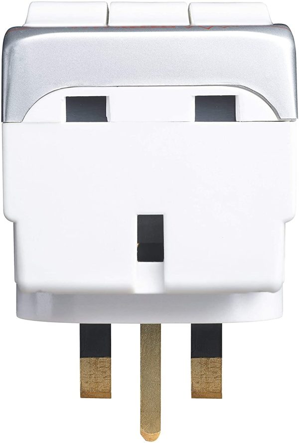 MSWRG3-MP Three Socket Surge Protected Adaptor with Individual Switches - Image 8